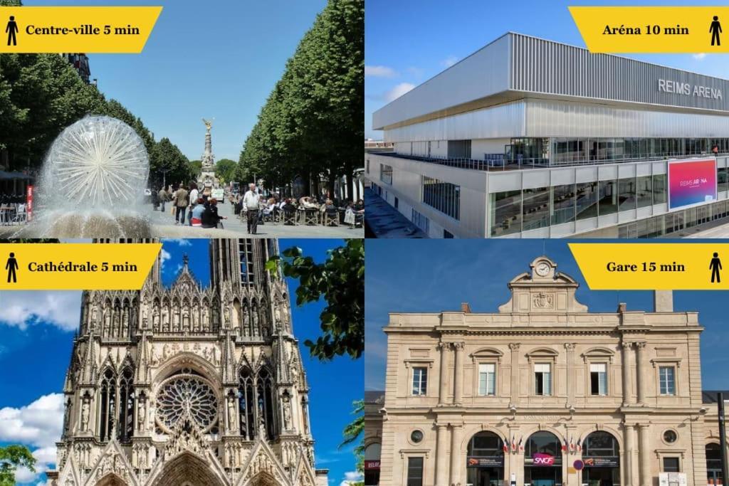 Forum Flower Spacieux T2 Au Coeur De La Ville 兰斯 外观 照片